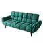 Canapé convertible moderne à accoudoirs évasés en lin 76,7 po Modern-689279912