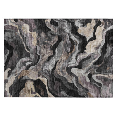 Machine Washable Indoor/Outdoor Colman ACN2162 Modern Rug
