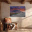 Art sur toile Western Ranch - Starry Texas Mountain View-1215090949
