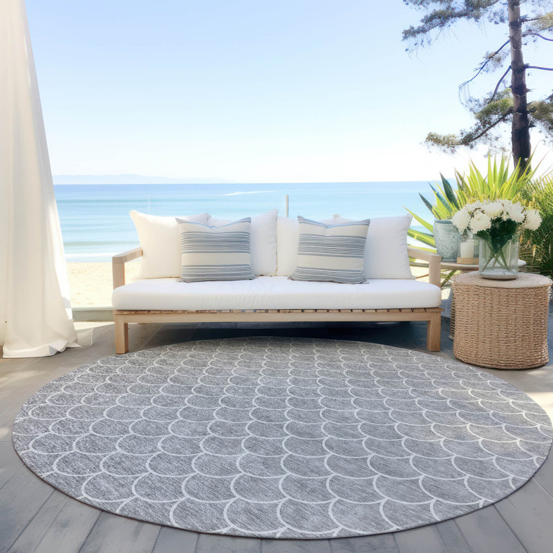  Maliana Area Rug, Round 8'