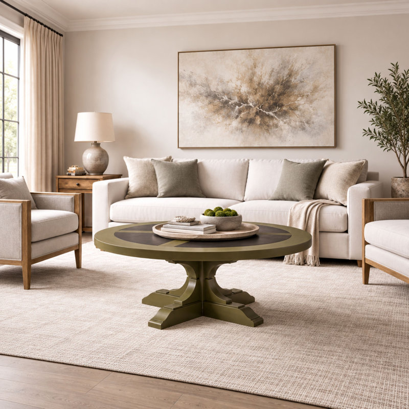Table basse Deemston - Pistache, Green