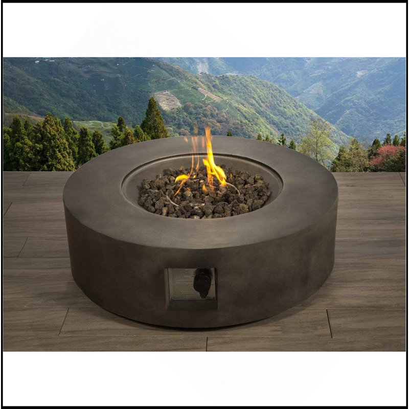 12" H Outdoor Fire Pit Table