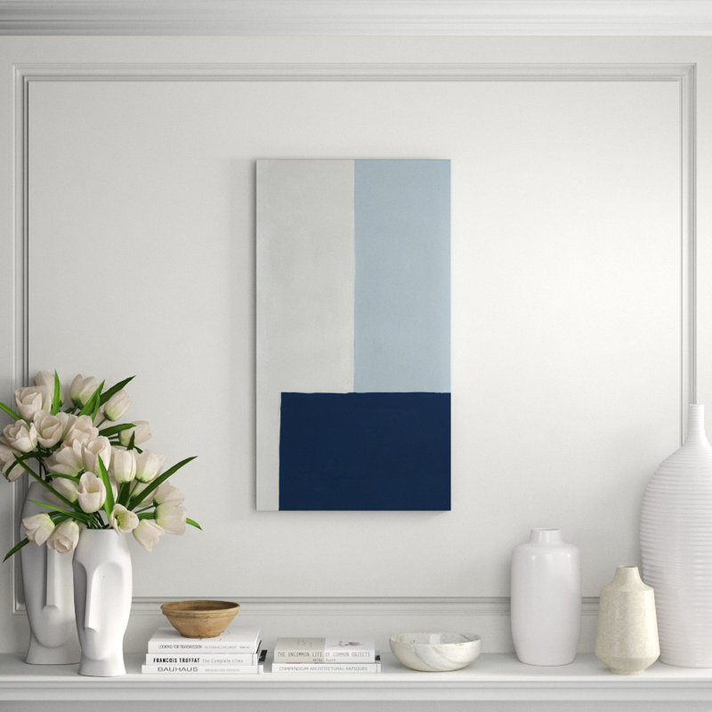 Blue Brut III Print by Bobby Berk, 36" H x 20" W, Image Brush Gel