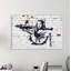 « mona lisa bazooka », reproduction d’impression sur toile tendue-27834263