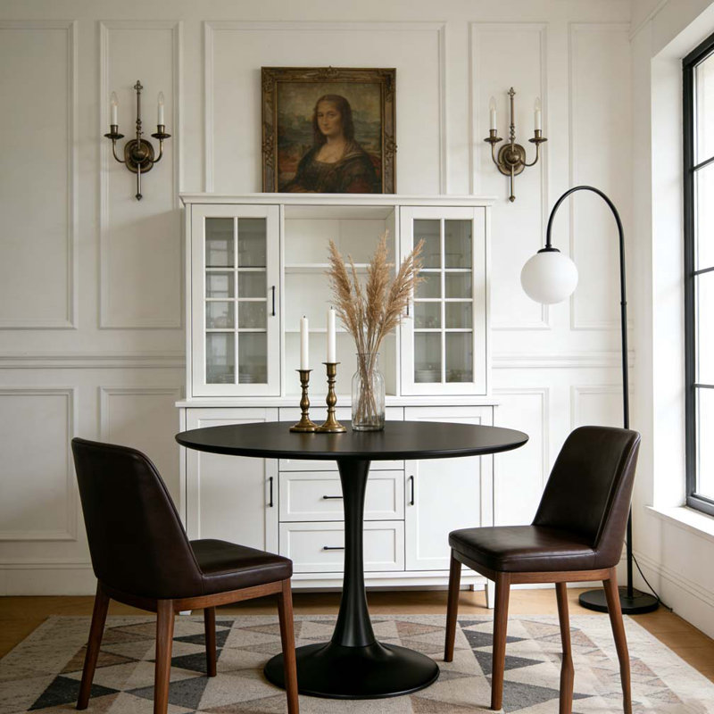 Modern Round Dining Table,Kitchen Dining Room Furniture, Coffee Table, Leisure Table, Living Room Table, Dining Table, Kitchen Table