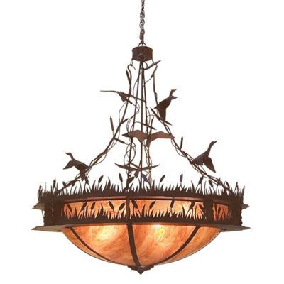 Ducks In Flight 8 - Light Unique/Statement Pendant