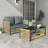 2 Piece Outdoor Sofa Set