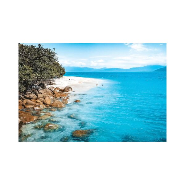 Bless international Tropical Island Beach On Canvas by James Vodicka ...
