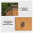 6 ft. W x  4 ft. D Metal Lean-To Storage Tool Shed