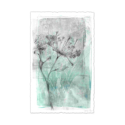 Ombre Wildflowers I by Jennifer Goldberger - Wrapped Canvas Print