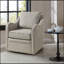 Fauteuil pivotant à siège large Brianne