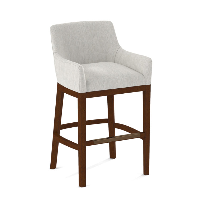Upholstered Stool, Espresso, 61492-88