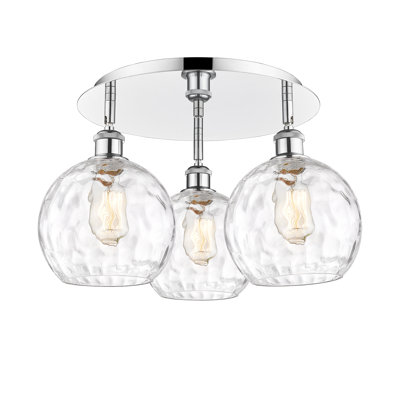 Ambrosane Glass Flush Mount