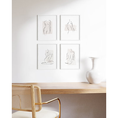 Wood Picture Frame - Set of 4