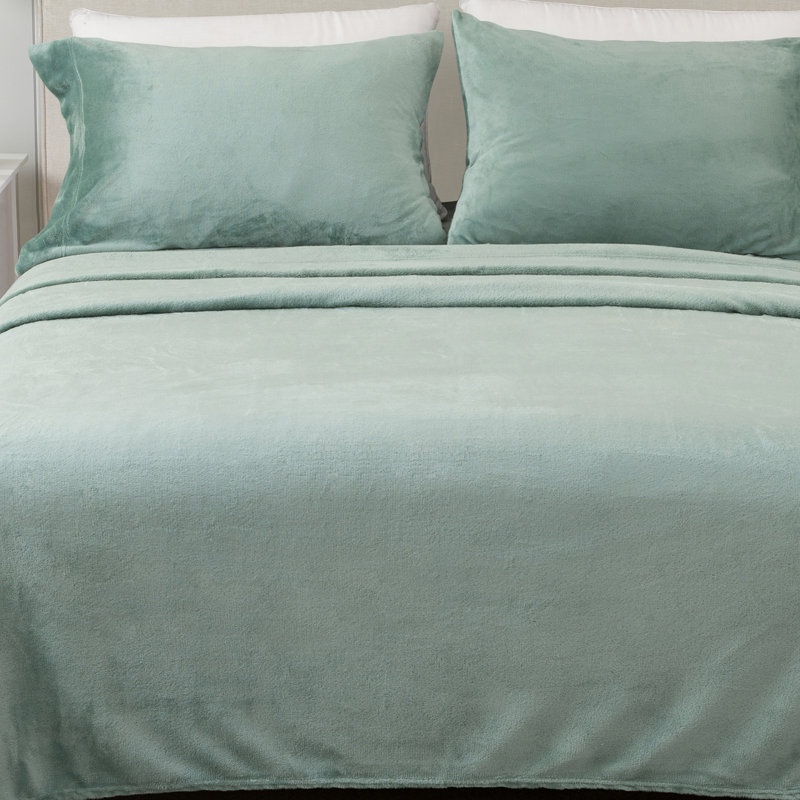 Ensembles de draps en velours ultra doux, Reine, Brume de mer