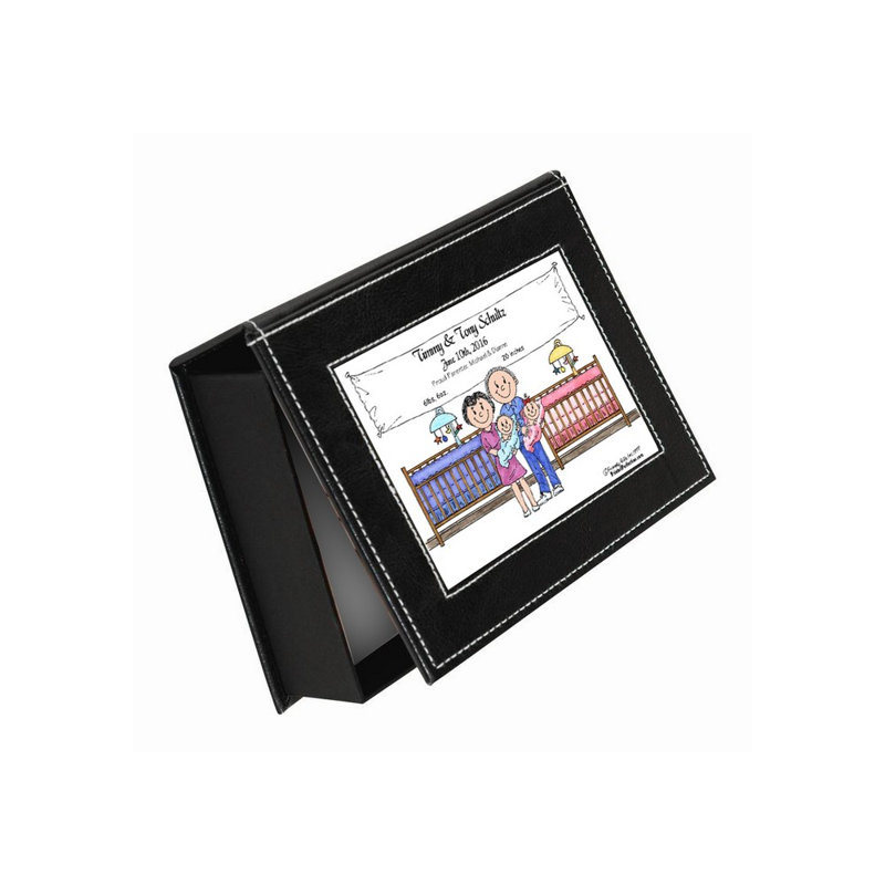 Faux Leather Memory Box