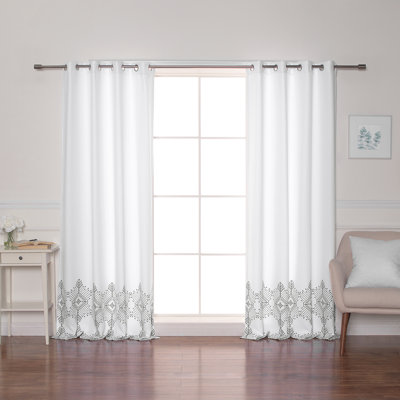 Semi Sheer Curtain Panel Pair