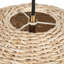 Luminaire suspendu sphérique unique à 1 lumière avec accents de corde Trish
