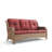 Carolina 75'' Wide Straight Wicker Patio Sofa with Cushions-93784209-101121474