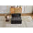 Compression Sofa,Convertible Floor Sofa Bed With Fixed-Shape Frame,Single Seater Boneless Modular Sectional Sofa,No Assembly Required,Chenille Fabric,For Living Room Bedroom,Black-85692783
