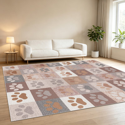 Tapis pour animal de compagnie 1PC pour salon, doux et confortable, adapté à toutes les saisons, facile à entretenir, tapis de sol intérieur lavable à la machine, ferme sous la table adaptée pour la chambre à coucher, la cuisine, la salle à manger, le patio, le balcon, la décoration intérieure, ...