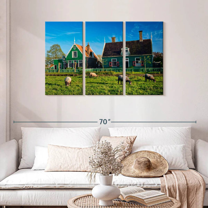 Zaanse Schans Sheep, 28" H x 45" W