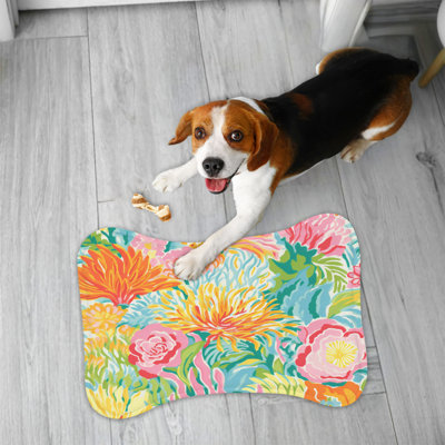 Chic Coral Designs - Tapis d'alimentation en os 1 pièce