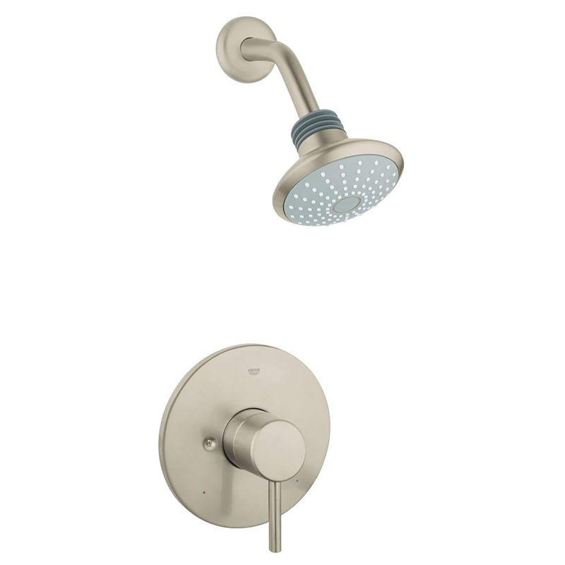 Concetto Pressure Balance Shower Faucet, Brushed Nickel