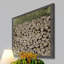 Woodpile - Single Picture Frame Print-1130195687