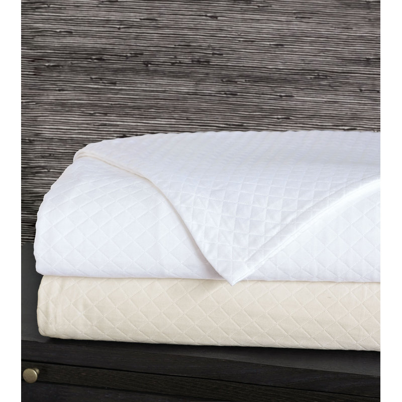 Matera Coverlet, White, Full Coverlet