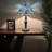 Varley Tiffany Table Lamp Blue Stained Glass Dragonfly LED Bulb Included 12"W*12"D*19"H