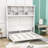 Aroara Space-Saving Queen Murphy Bed with Cabinet-1320249606