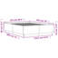 Vidaxl Bed Frame Concrete Grey Engineered Wood-1337191753