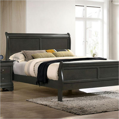 Bed Louis Phillipe Solidwood Bed Contemporary Style by Latitude Run