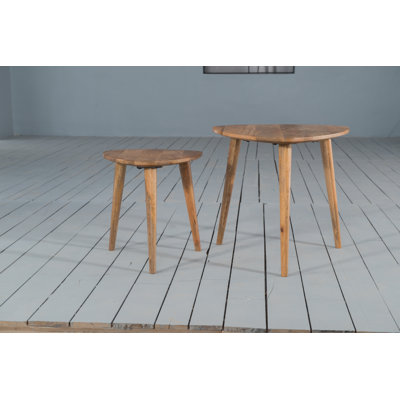Surya Solid Wood Nesting Tables