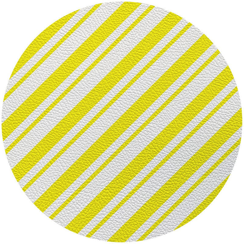 Candy Cane Placemat, Yellow, Stripe 2