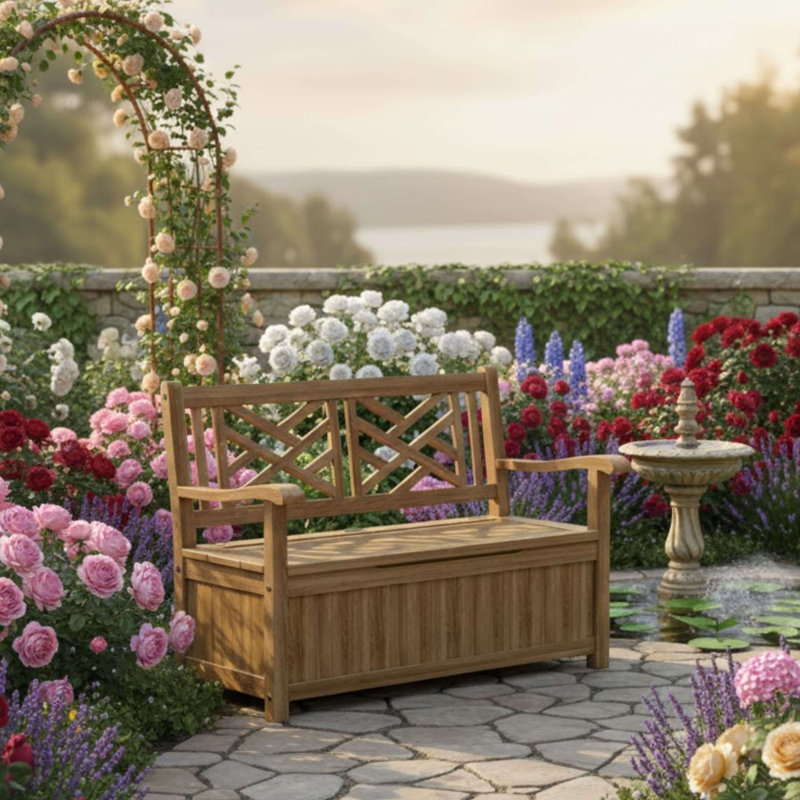 Gregory Outdoor Teak Bench