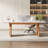 63'' Executive Desk With Thickened Wood Legs, Modern Large Office Computer Desk Writing Desk