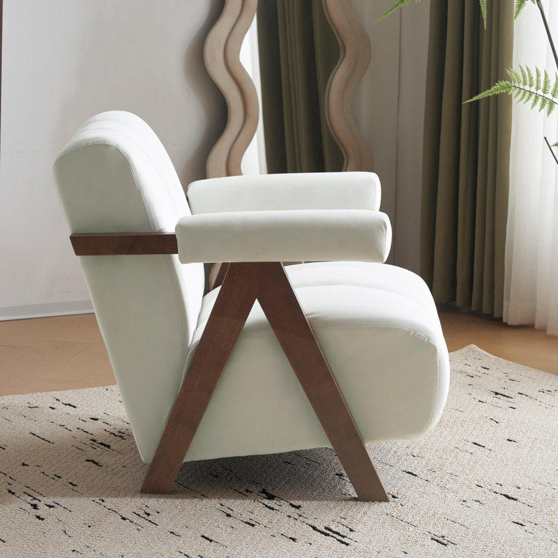 Fauteuil d'appoint moderne et capitonné Roomfitter