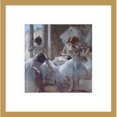 «The Ballet Class» par Edgar Degas, impression giclée encadrée