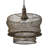 12"W Ankush Bronze-Finish Metal and Wood Pendant