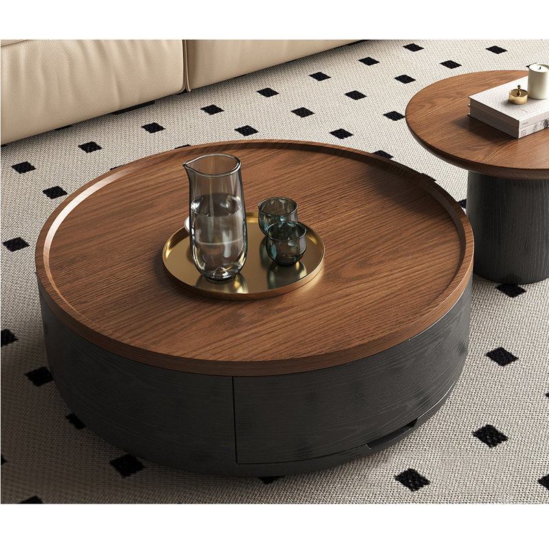Table basse ronde italienne minimaliste