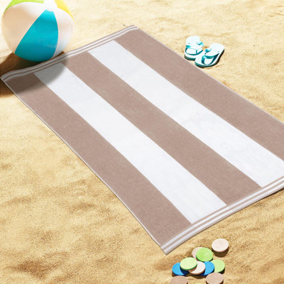 Calheta Cotton Oversized Cabana Stripe Beach Towels