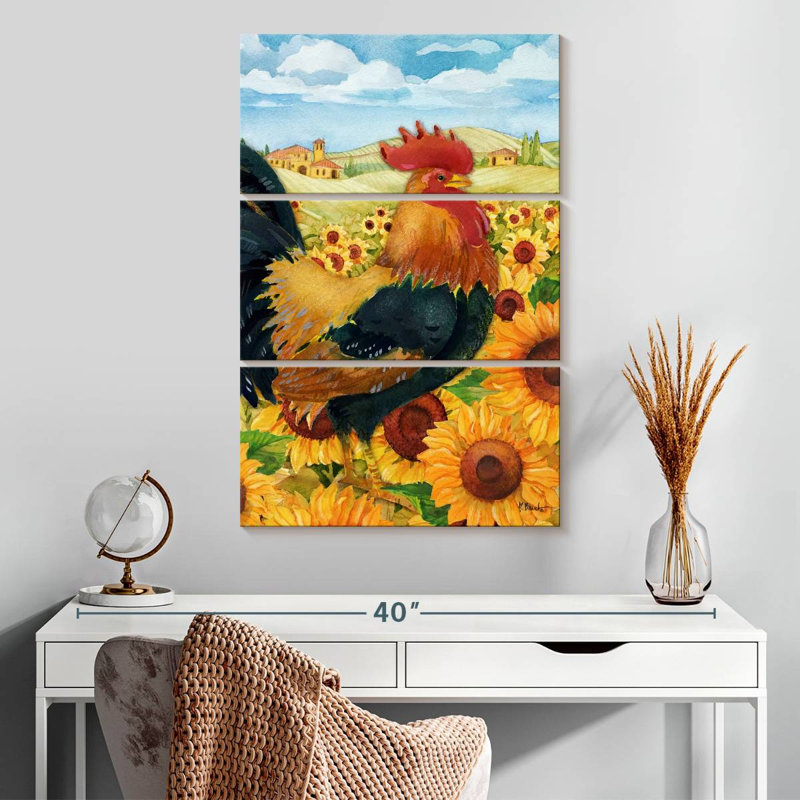 Brampt Sunflower Roost Vertical, 32" H x 20" W