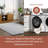 Jeni SuperiorWash Solid Faux Rabbit Machine Washable Area Rug-1671561911