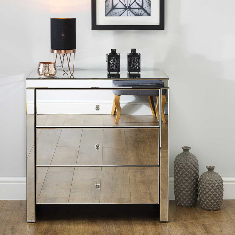 Zack 3 Drawer 80Cm W Chest