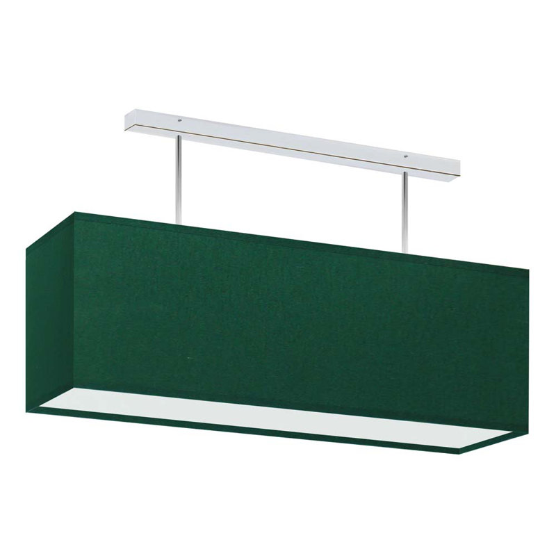Decoda 2 - Light Kitchen Island Pendant, Dark Green, Chrome