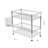 Adjustable Steel Dish Rack-100046072