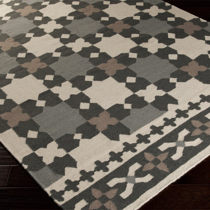 Kramer Wool Geometric Indoor Rug, Rectangle 3'6" x 5'6"