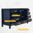 Zenith 60'' Single Bathroom Vanity With Engineered Stone Top-1752290765-1759966193